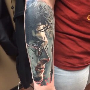 Harry Potter Sleeve In Progress Ben Ochoa Black Anchor Collective regarding measurements 1632 X 1632