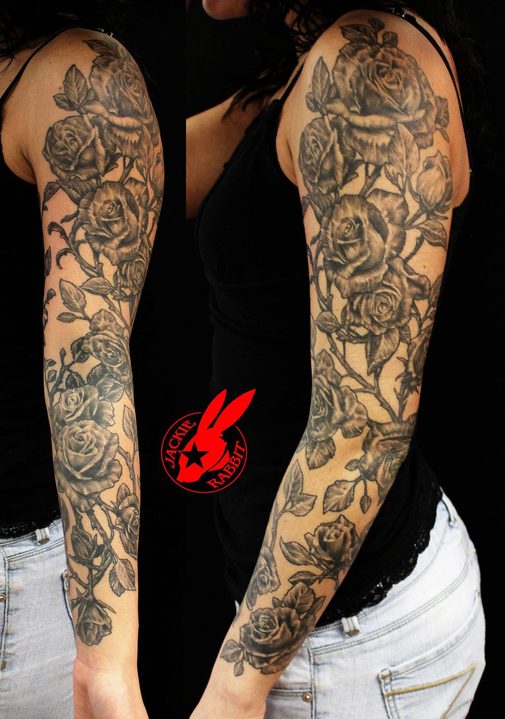 Vine sleeve tattoo designs