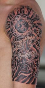 Hood Tattoos Half Sleeve Tattoos Designs Tattoos Pictures inside proportions 2303 X 4457