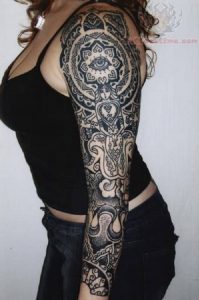 Hot Girl Show Nice Tibetan Full Sleeve Tattoo Golfian for dimensions 1024 X 1545