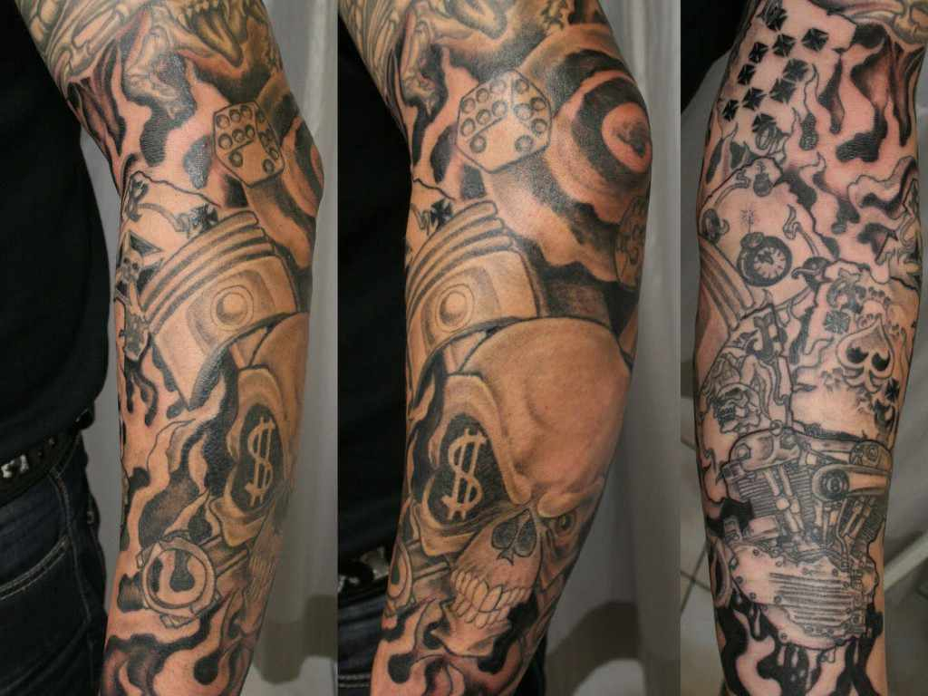 Hot Half Sleeve Sketches Tattoos 3d Design Idea For Men And Women within sizing 1024 X 768