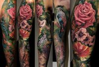 Ideas Flower Tattoo Sleeve Tattoofanblog for measurements 1024 X 768