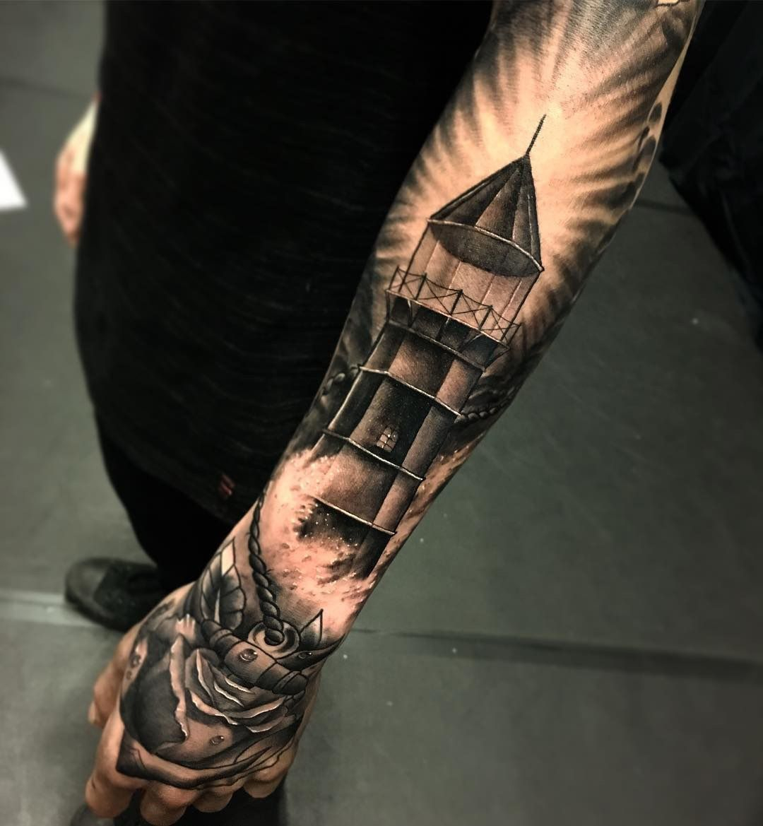Image For Black And White Half Sleeve Tattoos For Men Famous throughout sizing 1080 X 1169
