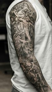 Image Result For Christian Sleeve Tattoos Possibilities pertaining to measurements 720 X 1280