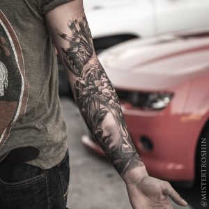 Image Result For Wrap Around Forearm Half Sleeve Female Tattoos regarding measurements 1080 X 1080