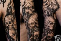 Images For Half Sleeve Skull Tattoos For Men Tatuajes Spanish within measurements 1024 X 800