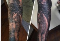 Inner Forearm Wolf Sleeve Tattoo Kuuwolf On Deviantart in dimensions 885 X 902