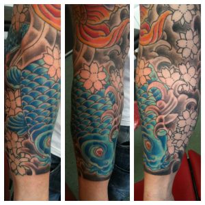 Irish Street Tattoo Koi Carp Sleeve Irish St Tattoo within proportions 2100 X 2100