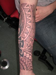 Irish Street Tattoo Line Work Geometric Half Sleeve Irish St Tattoo within dimensions 2448 X 3264