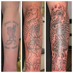 Irish Street Tattoo Liverbird Cover Up Irish St Tattoo intended for size 3264 X 3264