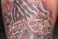 Irish Street Tattoo Praying Hands Only God Can Judge Me Smiths for proportions 1746 X 2562