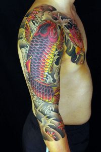 Japanese Arm Sleeve Tattoo Cool Tattoos Bonbaden inside sizing 1067 X 1600