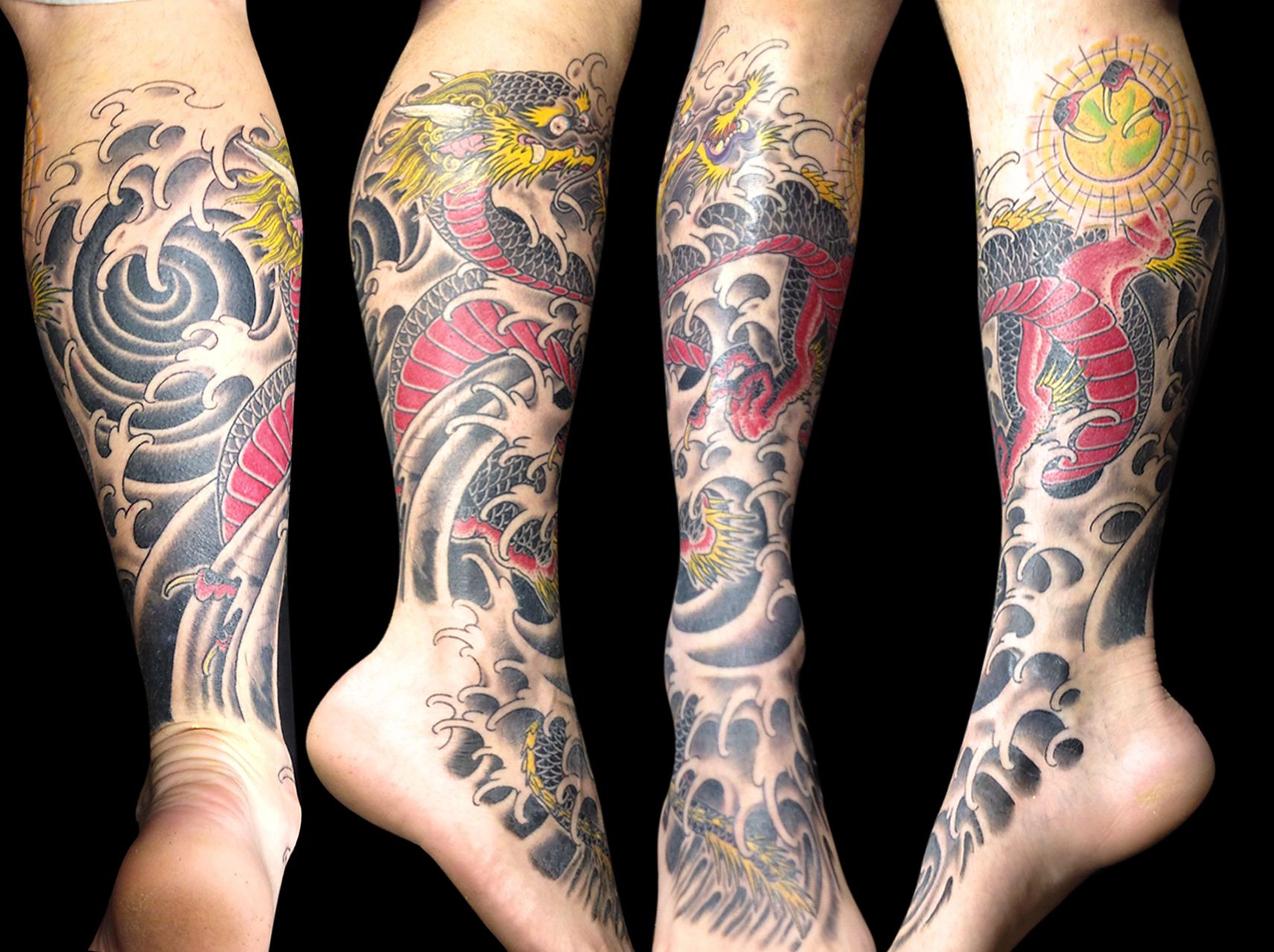 Japanese Calf Tattoo Google Search Tattoo Ideas And Other Cool pertaining to measurements 1711 X 1279