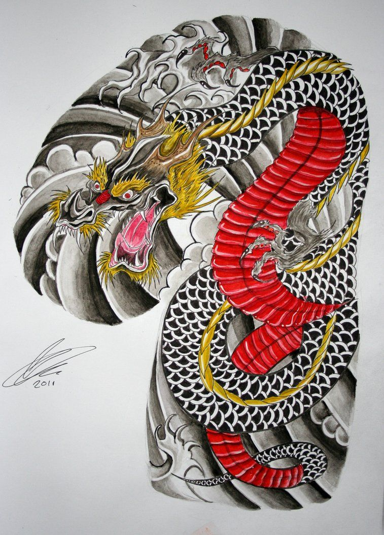 Japanese Dragon Tattoo Half Sleeve Designs * Half Sleeve Tattoo Site.