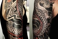 Japanese Dragon Half Sleeve Cover Up Tattoo Ass Novas Tatoo with regard to sizing 1024 X 1024