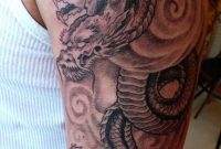 Japanese Fire Dragon Tattoo Half Sleeve Google Search Tattoos in measurements 731 X 1093