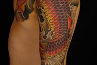 Japanese Koi Fish Sleeve Tattoos For Menjapanese Koi Fish Sleeve with proportions 1067 X 1600