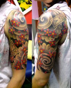 Japanese Quarter Sleeve Tattoo Design Httptattooideastrend with size 914 X 1131