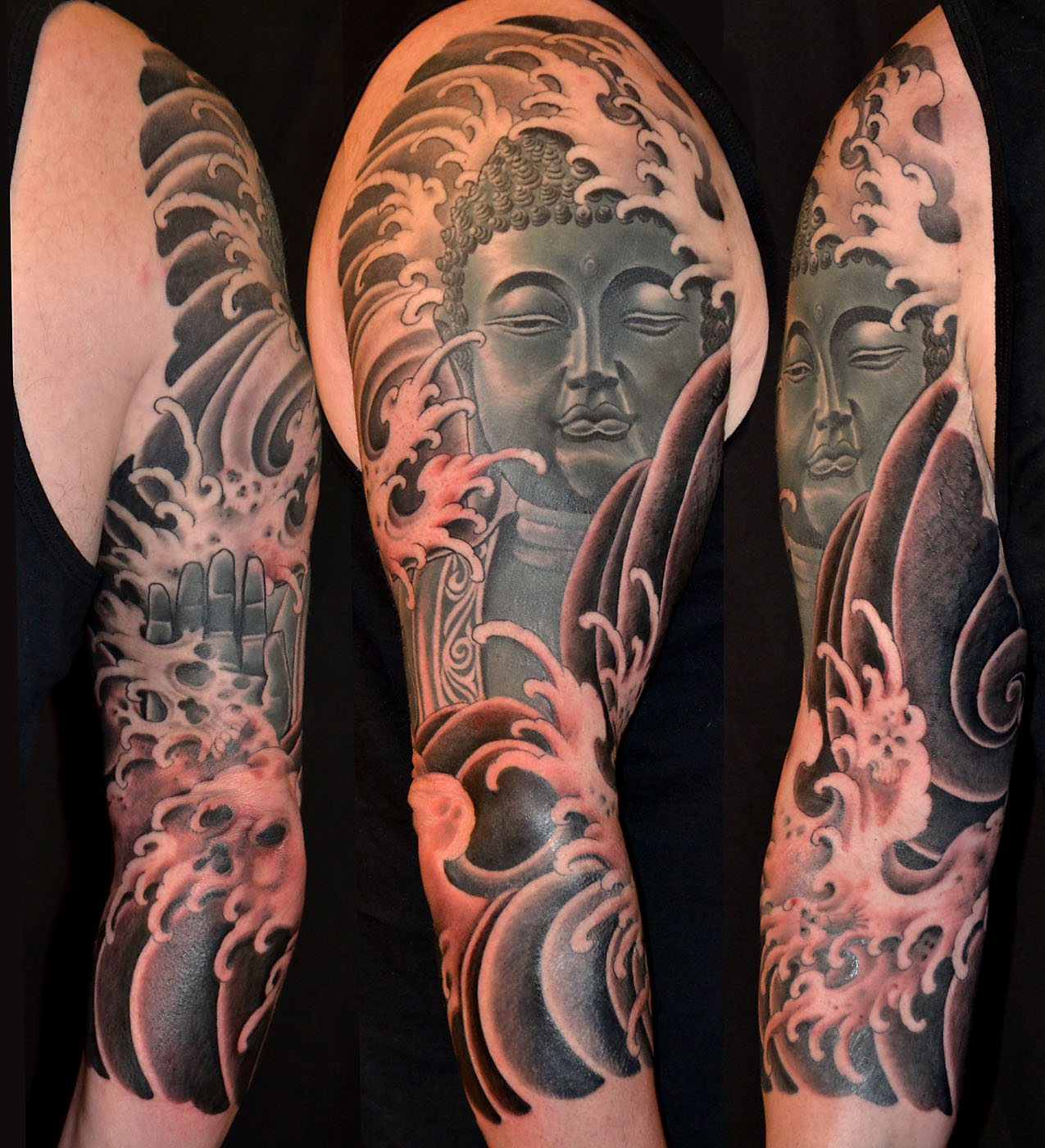 Japanese Religiousspiritual Sleeve Tattoo Slave To The Needle in sizing 1275 X 1400