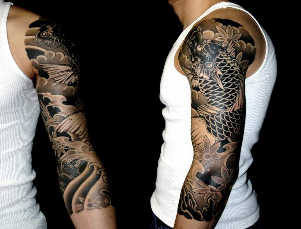 Japanese Sleeve Tattoo Designs For Men 1000 Images About Tattoo On pertaining to size 1024 X 780