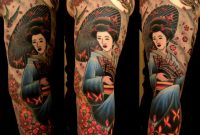 Japanese Tattoo Japanese Traditional Cherry Blossom Geisha Tattoo with regard to dimensions 1440 X 1600