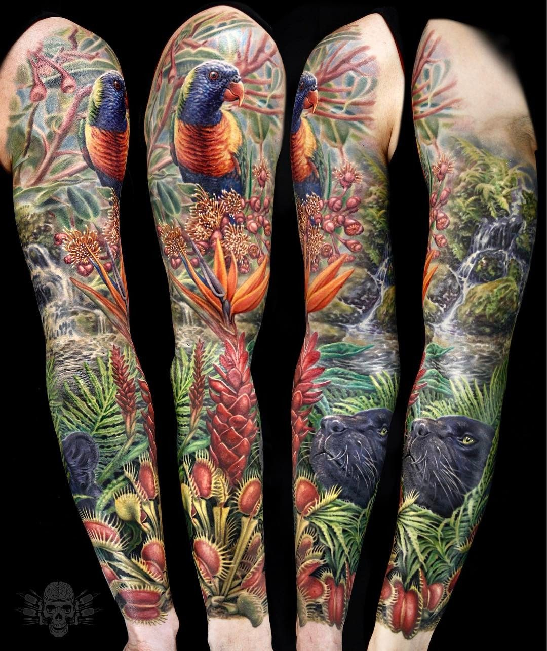 Jungletropical Sleeve Javitattooedtheory For Contact And pertaining to proportions 1080 X 1286