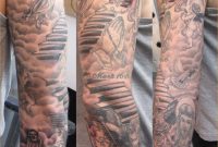Kunsthaut Tattoo Kaufen Erstaunliche Angel Sleeve Tattoos Stairs for proportions 2609 X 3489