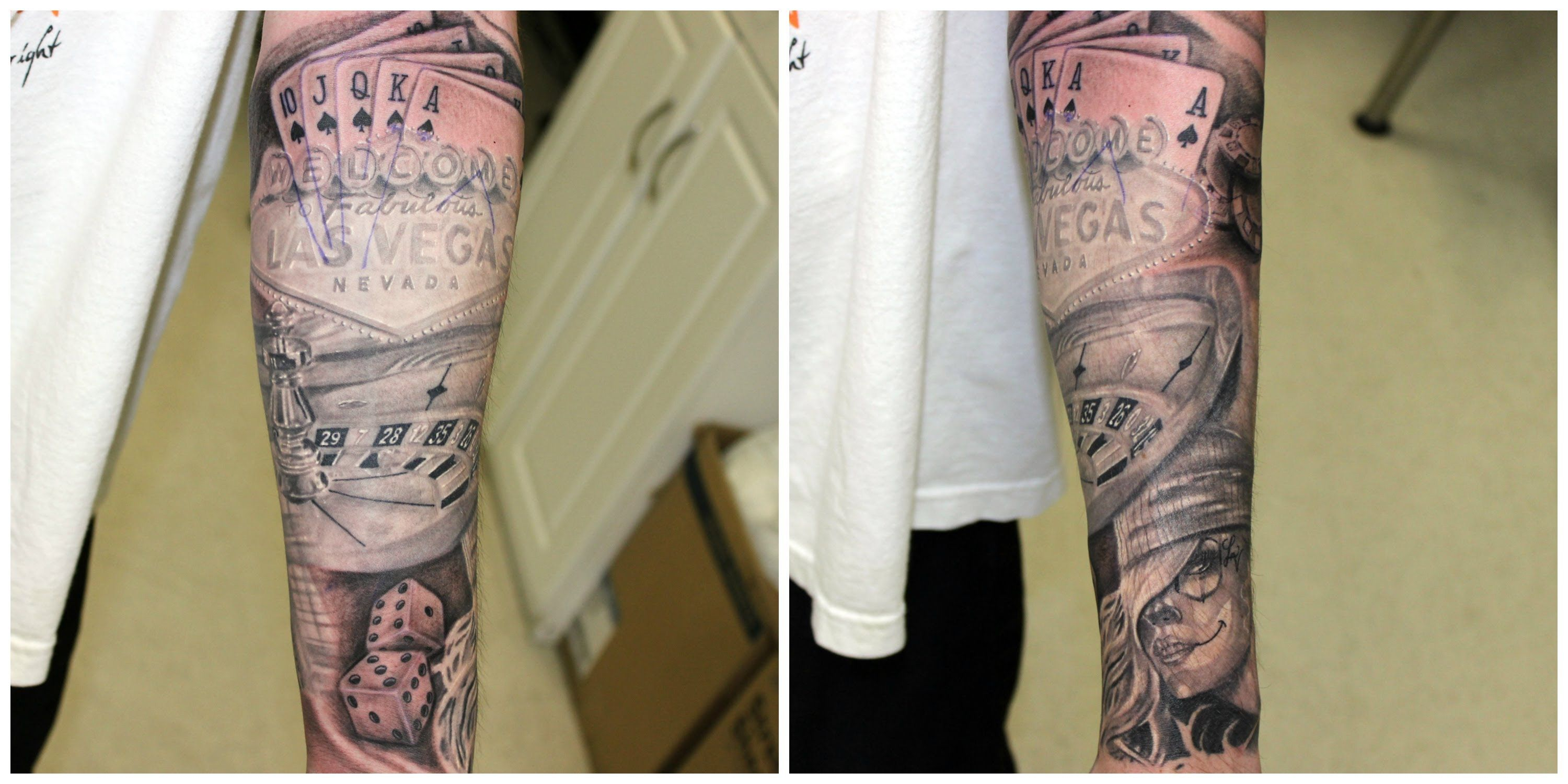 Las Vegas Based Sleeve Tattoos Google Search Corey Tattoo Idea pertaining to size 3000 X 1500