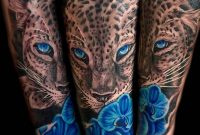 Leopard And Flowers Sleeve Tattoo Venice Tattoo Art Designs Body regarding dimensions 1080 X 1080