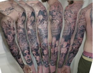 Light And Dark Sleeve Viptattoo On Deviantart within measurements 1013 X 789