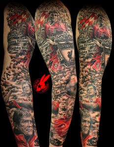 Liverpool Football Sleeve Tattoo Jackie Rabbit Jackierabbit12 with regard to measurements 786 X 1017