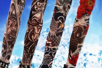 Long Sleeve Fake Tattoo Clibe Bicycle Beach Tattoo Arm Warmers Cuff inside size 1000 X 1000