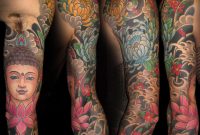 Lotus Buddha Tattoo Sleeve Best Tattoo Ideas Gallery within proportions 1080 X 1080
