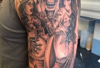 Lovely Work Greg On This Gambling Sleeve Piece Tattoo with dimensions 1200 X 1600