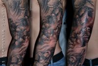 Man Full Sleeve Demon Tattoo with regard to size 833 X 960