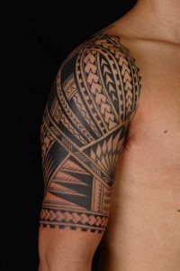 Maori Polynesian Tattoo Samoan Polynesian Half Sleeve Tattoo Mao within proportions 1067 X 1600