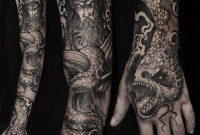 Men Sleeve And Hand Monster Sea Creature Tattoo Golfian with regard to size 960 X 921