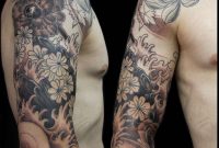 Mens Flower Sleeve Tattoos Sleeve Tattoos For Men Tattoos For Men inside measurements 1925 X 2200