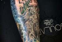 Metallica Album Cover Leg Tattoo Matt Parkin Soular Tattoo with dimensions 2988 X 3735