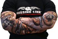 Missing Link Armed And Dangerous Gunz Tattoo Sleeves Apads Harley within size 1200 X 1200