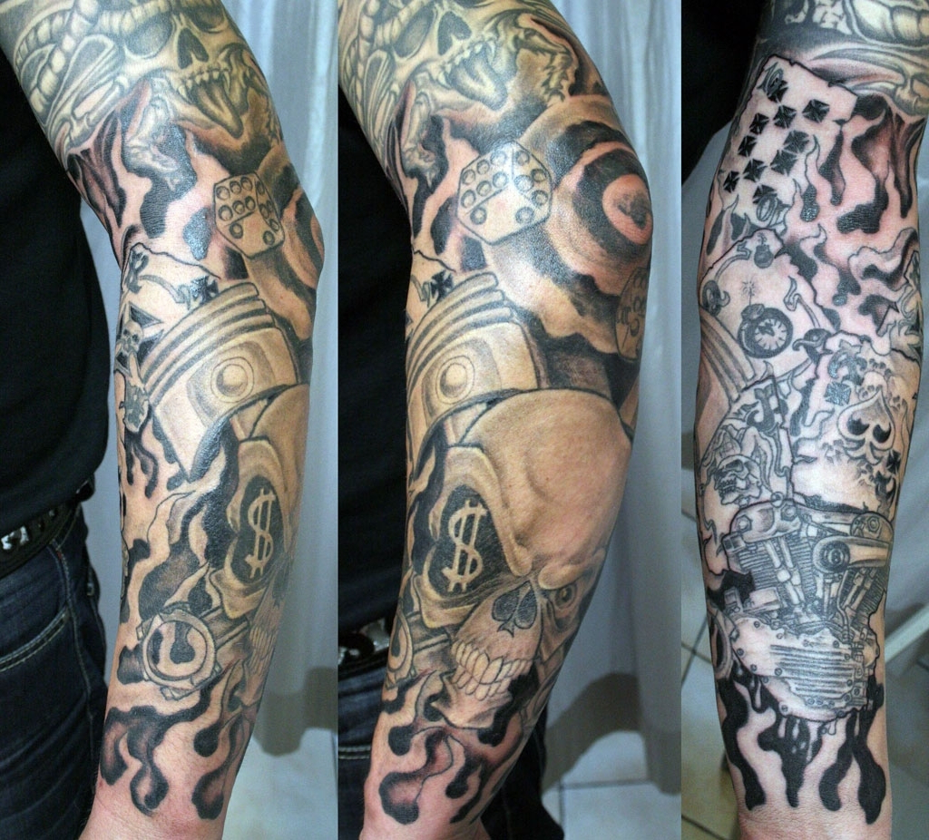 Modern Sleeve Tattoo Designs Upper Arm Half Sleeve Tattoo Designs for proportions 1024 X 926