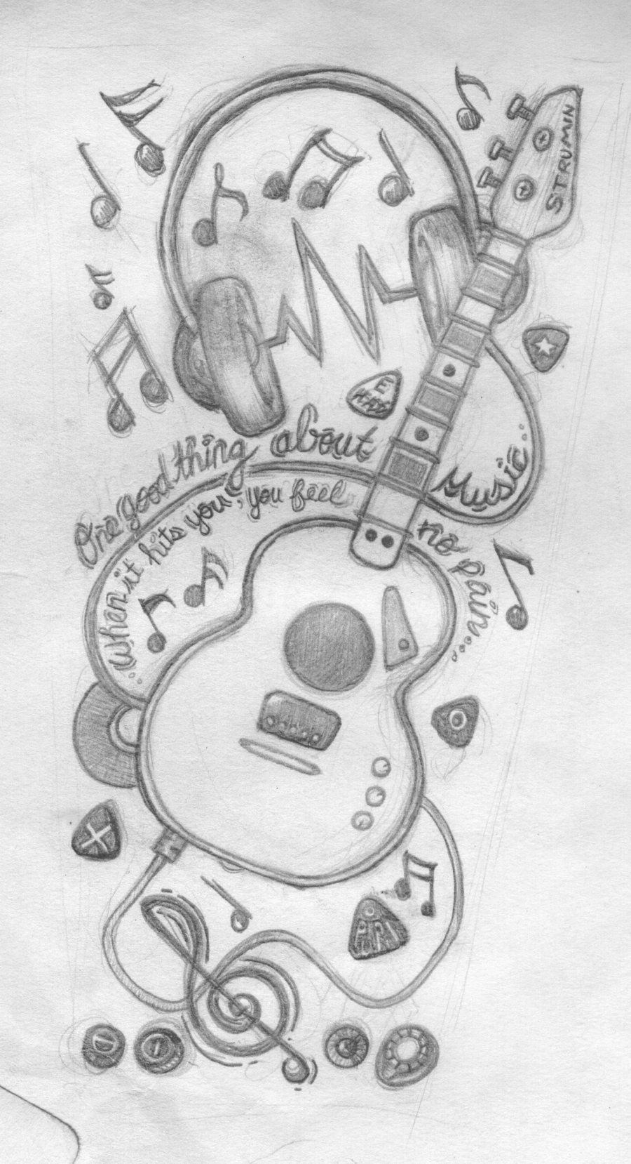 Music Designs Music Sleeve Tinkat Teach Me To Draw with dimensions 900 X 1658