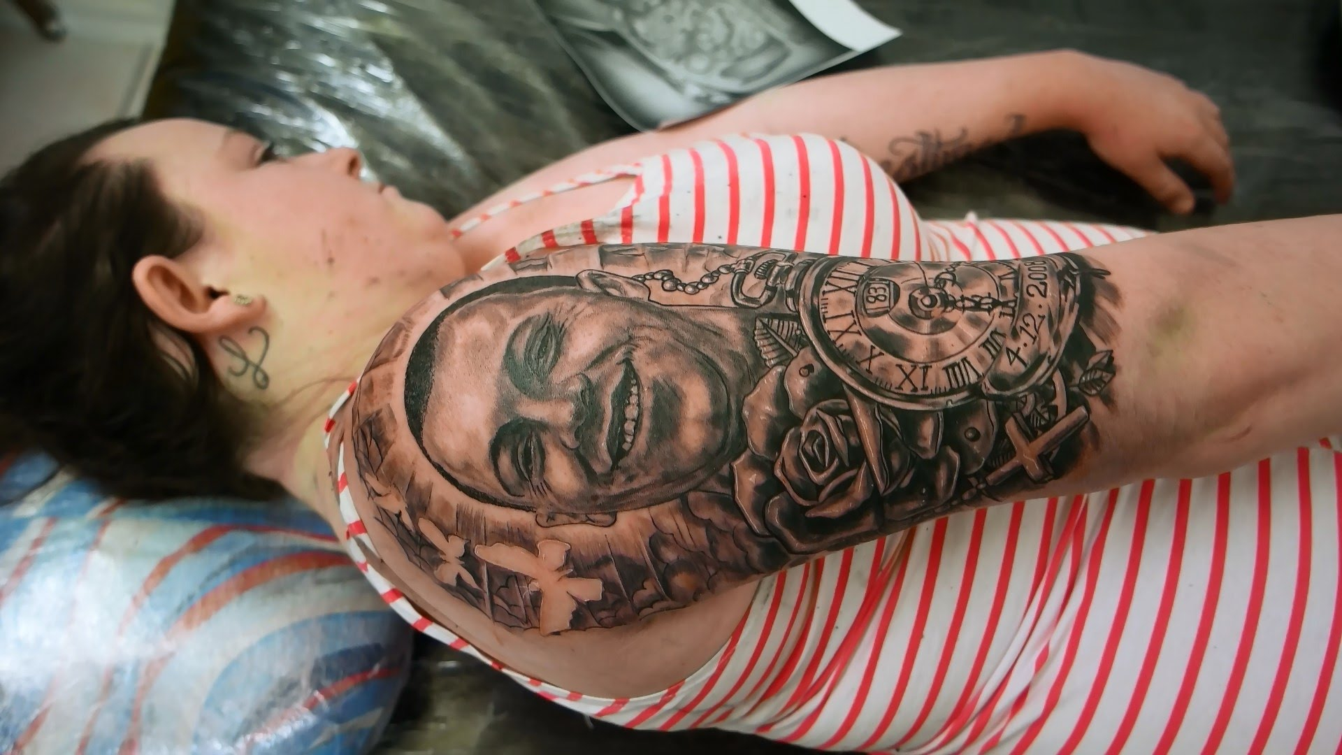 My Fastest Portrait Tattoo Half Sleeve In 2015 Fluntboy Tattoo within size 1920 X 1080