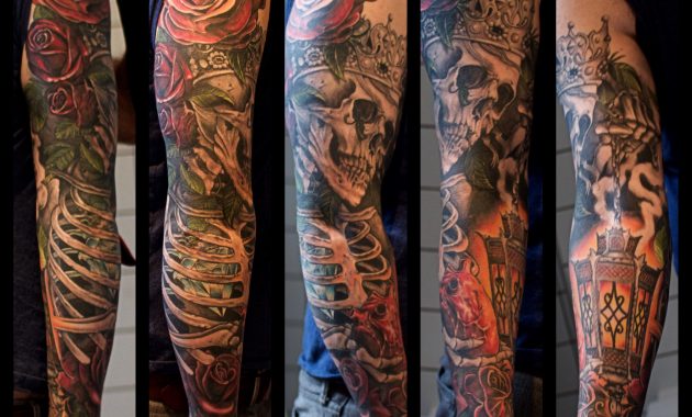 New Orleans Themed Tattoo Sleeve • Half Sleeve Tattoo Site