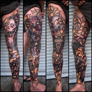 My Leg Sleeve Matt Curzon Out Of Empire In Prahran Melbourne inside dimensions 3072 X 3072