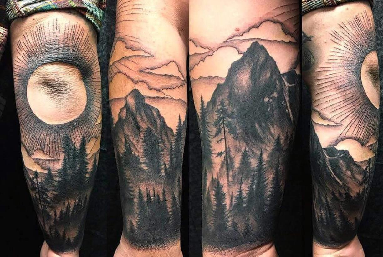 My Mountain Tattoo For My Norcal Sleeve Love Hiking And The within size 1224 X 824