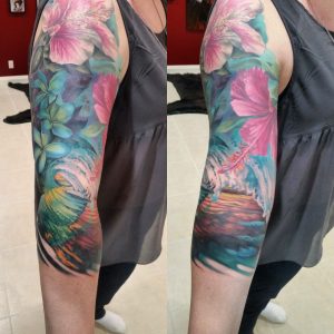 My Tropical Sleeve Is Finished Artist Damian Robertson Robertson pertaining to dimensions 1564 X 1564