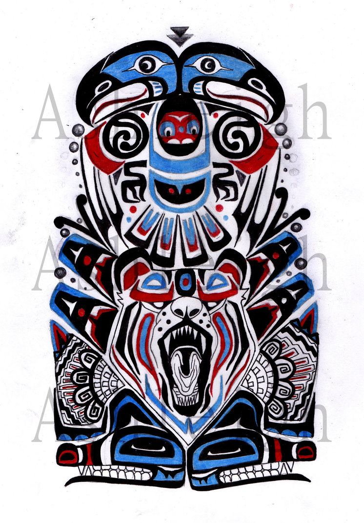 Native American Tribal Half Sleeve Tattoosashleigh On Deviantart intended for sizing 746 X 1071