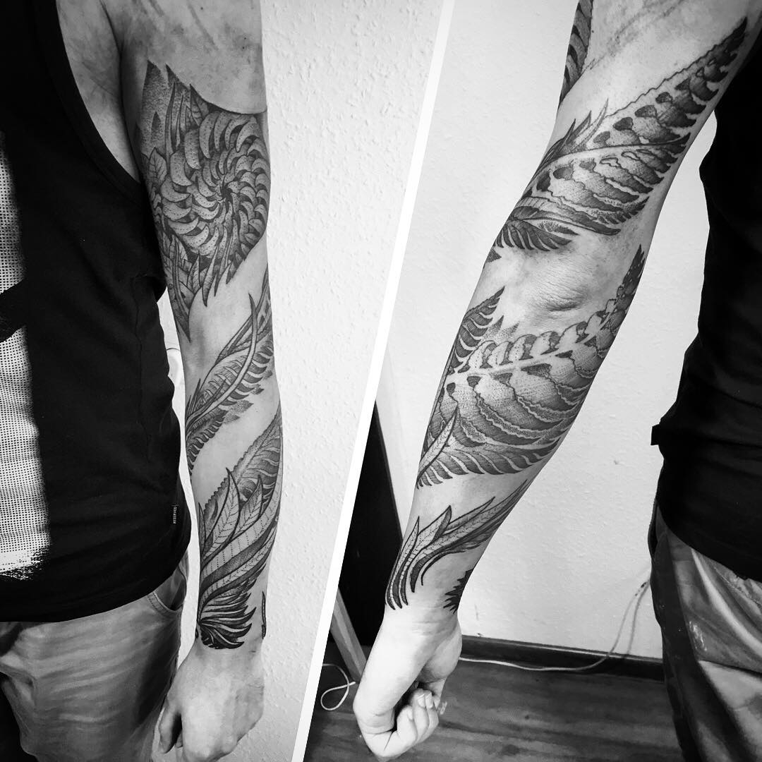 Nature Sleeve Tattoo Best Tattoo Ideas Gallery within proportions 1080 X 1080