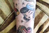 Nautical Tattoo With Retro Dollies Tattoo Rockafilly1950 Origi for sizing 2988 X 5312